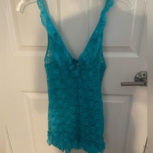 Blue Lace Slip size Medium